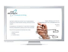 Tablet Screenshot of apexsearch.com